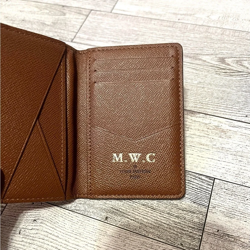 Louis Vuitton Classic Monogram Unisex Small Pocket Organizer Wallet - Picture 8 of 12